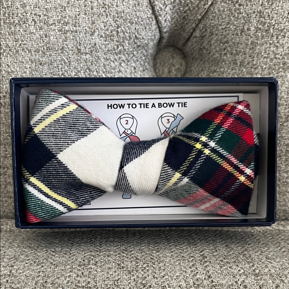 Vineyard Vines Plaid Flannel Bow Tie
